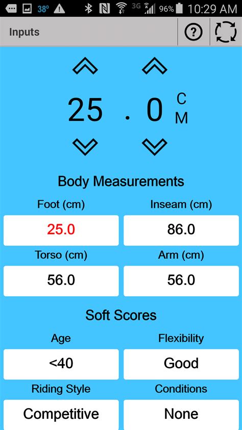 Fit calculator 